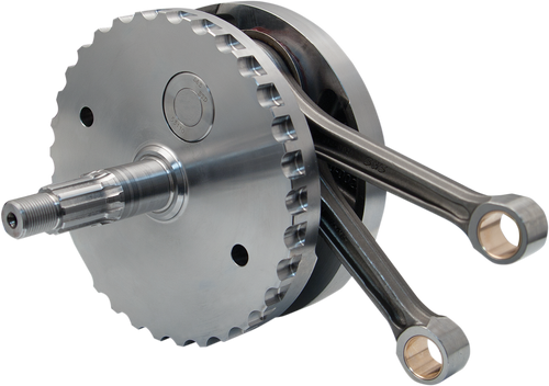 S&S CYCLE 320-0355 Flywheel Assembly - 4-3/8" - w/o Sprocket Bearing Race - Twin Cam "B" '99-'06 - 4-3/8" w/o Sprocket Bearing Race Twin Cam "B" '99-'06