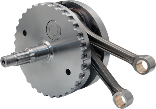 S&S CYCLE 320-0475 Flywheel Assembly - 4-5/8" - w/o Sprocket Bearing Race - Twin Cam w/124" S&S Motor '99-'06 - 4-5/8" w/o Sprocket Bearing Race Twin Cam w/124" S&S Motor '99-'06