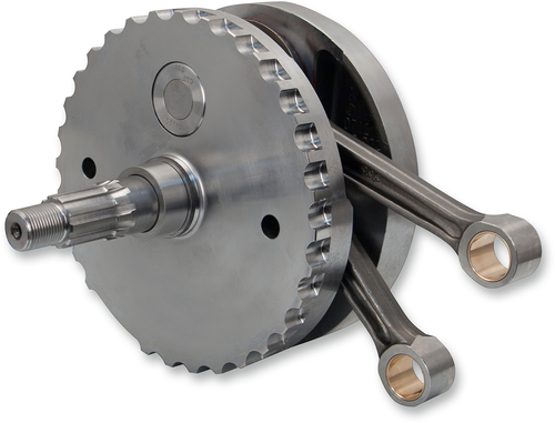 S&S CYCLE 320-0360 Flywheel Assembly - 4-3/8" - with Sprocket Bearing Race - Twin Cam "A" '99-'06 (except '06 Dyna) - 4-3/8" with Sprocket Bearing Race Twin Cam "A" '99-'06 (except '06 Dyna)