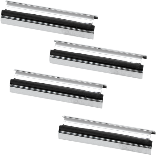 S&S CYCLE 93-4115 Pushrod Cover Keeper Set - Chrome - 2.800" - Big Twin - Chrome 2.800" Big Twin