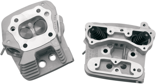 S&S CYCLE 106-3466 Performance Replacement Head - Low Compression (82 cc) - Natural - Evolution Big Twin - Low Compression (82 cc) Natural Evolution Big Twin