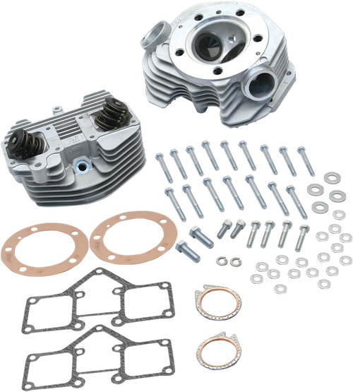 S&S CYCLE 90-1499 Cylinder Head Kit - Super Stock® - Single Plug - Band Style - Big Twin - Super Stock® Single Plug Band Style Big Twin
