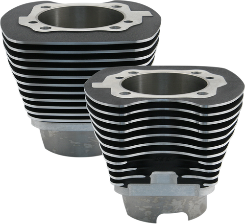 S&S CYCLE 910-0401 Cylinders - 4.125" - Black - 4.125" Black