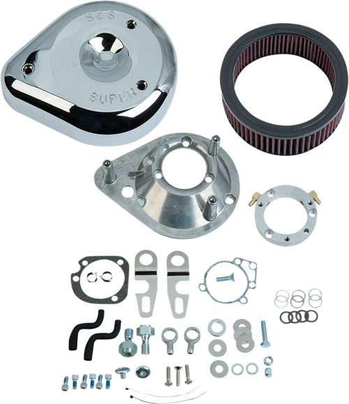 S&S CYCLE 170-0306E Teardrop Air Cleaner - Chrome