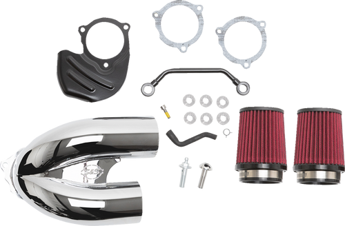 S&S CYCLE 170-0566A Tuned Induction Air Cleaner Kit - Chrome