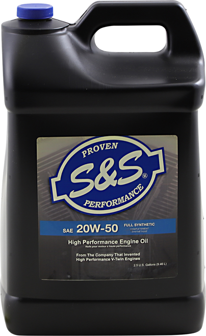 S&S CYCLE 153749 Synthetic Oil 20W-50 - 2.5 U.S. gal.