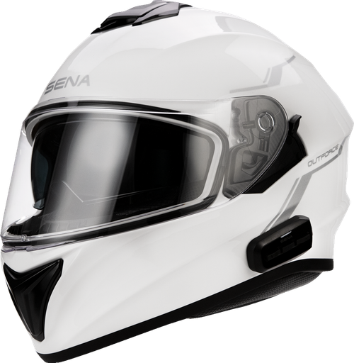 SENA OUTFORCE-GW00M OutForce Helmet - Glossy White - Medium - Glossy White Medium