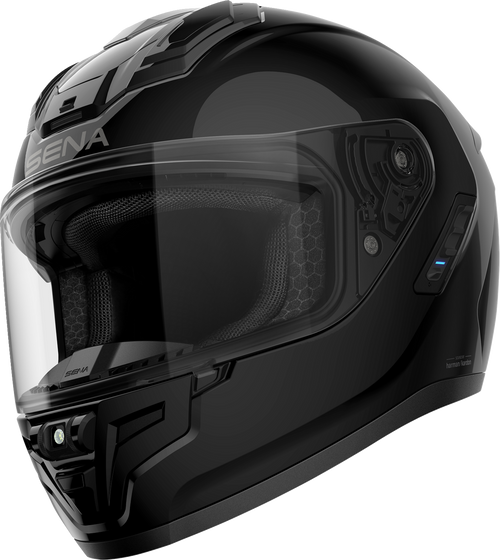 SENA PHANTOM-GB00S3 Phantom Helmet - Gloss Black - Small - Gloss Black Small