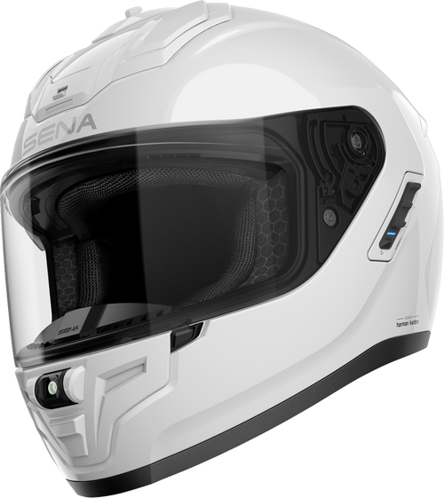 SENA PHANTOMANC-GW00M3 Phantom ANC Helmet - Gloss White - Medium - Gloss White Medium