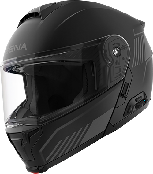 SENA SPECTER-MB00L1 Specter Modular Helmet - Solid - Matte Black - Large - Solid Matte Black Large