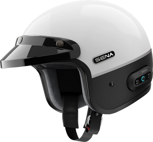 SENA SURGE-GWMB00L3 Surge Mesh Helmet - Gloss White - Large - Gloss White Large
