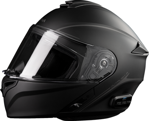 Open Box SENA OUTRUSHR-MB00S3 Outrush R Helmet - Black - Small - Black Small