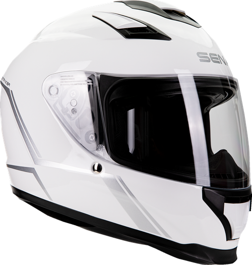 Open Box SENA STRYKER-GW00M1 Stryker Helmet - Glossy White - Medium - Glossy White Medium