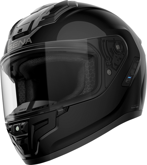 Open Box SENA PHANTOM-GB00L3 Phantom Helmet - Gloss Black - Large - Gloss Black Large