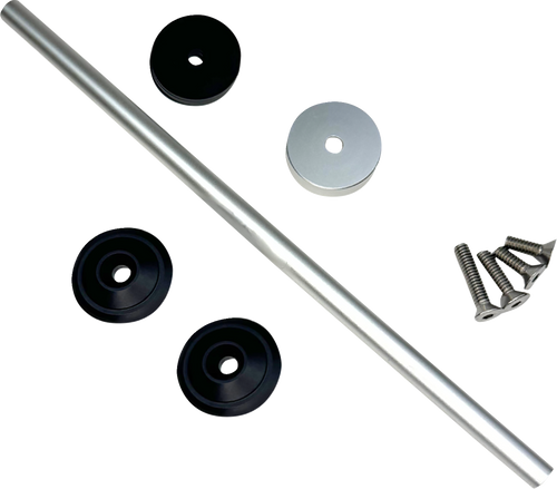 CUSTOM DYNAMICS CD-AC-B Front Axle Cover Kit - Black - M8 - Black M8