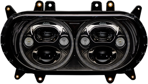 Open Box CUSTOM DYNAMICS CDTB-RG-15-B Headlight - Black - FLTR - Black FLTR