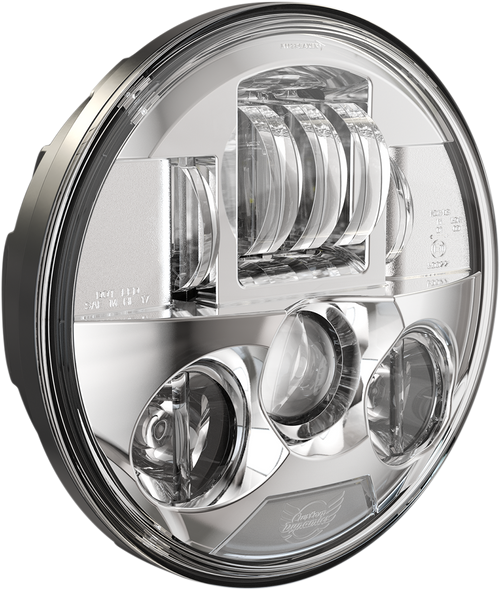 Open Box CUSTOM DYNAMICS PB-7-IND-C 7" Probeam® LED Headlamp - Chrome - Indian - Chrome Indian