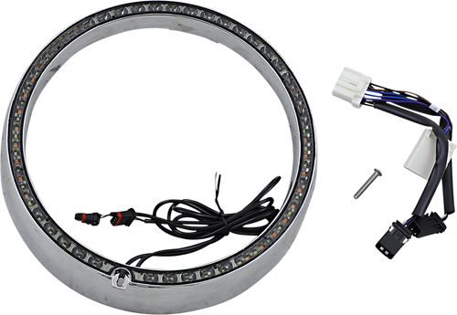 Open Box CUSTOM DYNAMICS PB-7TR-SEQ-3C Sequential Trim Ring - Chrome