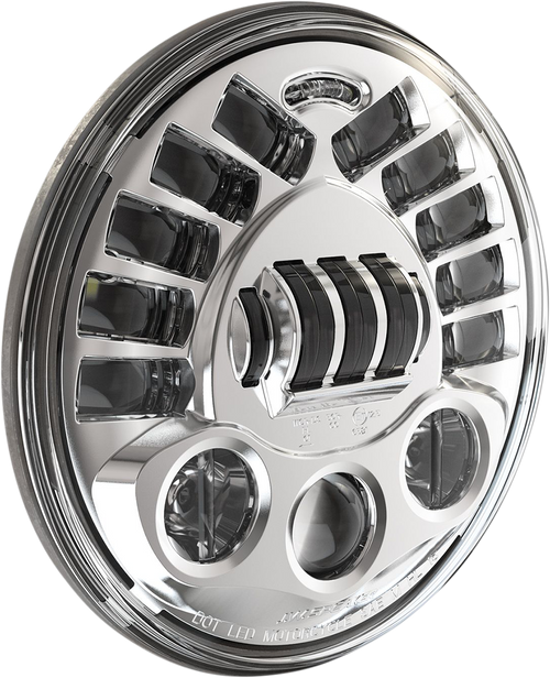 Open Box CUSTOM DYNAMICS PB-575A-C Adaptive Headlight - 5.75" - Chrome - 5.75" Chrome