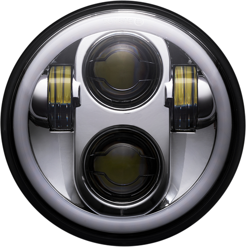 Open Box CUSTOM DYNAMICS CD-575-H-C Headlight - Chrome