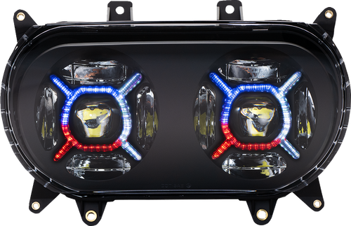 Open Box CUSTOM DYNAMICS PG-RG-B ProGLOW™ Headlight - Black - Road Glide - Black Road Glide