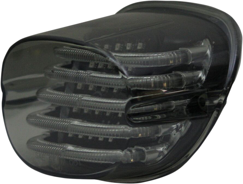 Open Box CUSTOM DYNAMICS PB-TL-SB-S Taillight - without License Plate Illumination Window - Smoke - without License Plate Illumination Window Smoke