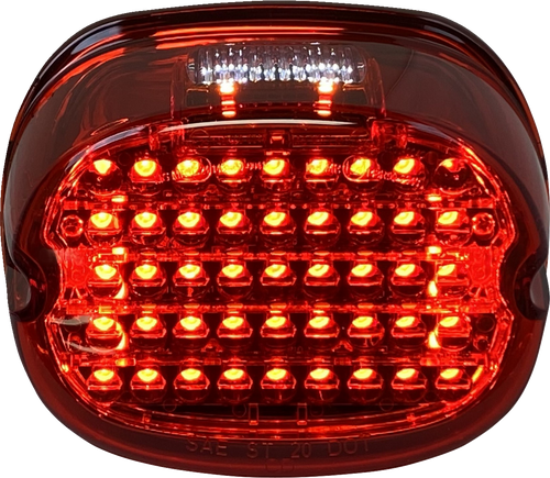 Open Box CUSTOM DYNAMICS CD-TL-TW-R Taillight - Top Window - Red - Top Window Red