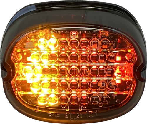Open Box CUSTOM DYNAMICS CD-INT-TL-NW-S Taillight w/ Integrated Turn Signal - No Window - Smoke Lens - No Window Smoke Lens