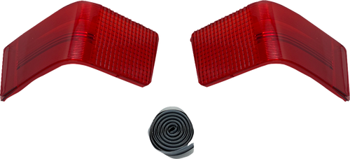 Open Box CUSTOM DYNAMICS CD-TP-LENS-R Taillight Lens - Tour-Pak - Red - Tour-Pak Red