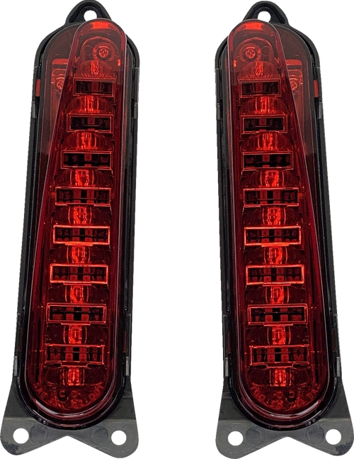 Open Box CUSTOM DYNAMICS PB-13-CVO-R LED Taillight - Run/Brake/Turn - Red - Run/Brake/Turn Red