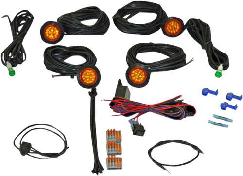 Open Box CUSTOM DYNAMICS CD-UTV-TS-KIT LED Turn Signal - Universal