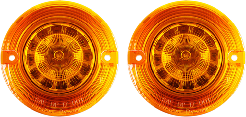 Open Box CUSTOM DYNAMICS PB-A-1156-T Flat Signal Insert - 1156 - Amber - 1156 Amber