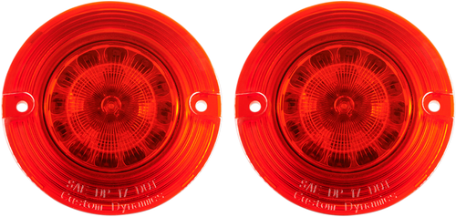 Open Box CUSTOM DYNAMICS PB-R-1157-T Flat Signal Insert - 1157 - Red - 1157 Red