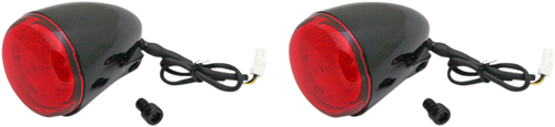 Open Box CUSTOM DYNAMICS PB-IND-RTS-R-B ProBEAM® Turn Signals - Black/Red