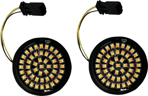 Open Box CUSTOM DYNAMICS GEN-4-AW-JAE LED Turn Signal Insert - Amber/White - CVO - Amber/White CVO