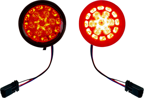 Open Box CUSTOM DYNAMICS PB-R-25JAE-S ProBeam® Rear Turn Signal Inserts - LED - Smoke Lens - LED Smoke Lens