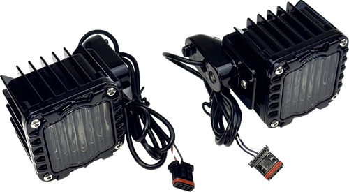 Open Box CUSTOM DYNAMICS SD-LRST-FT-AW LED Turn Signals - Amber/White - Smoke Lens - '22-'25 FXLRST/FXRST - Amber/White Smoke Lens '22-'25 FXLRST/FXRST