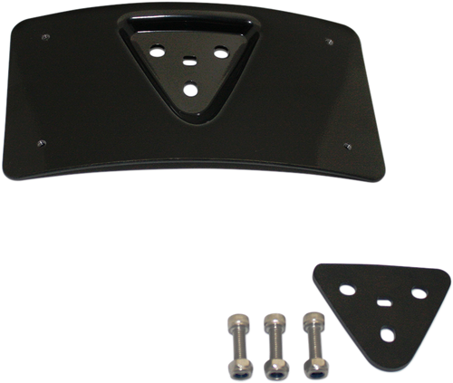 Open Box CUSTOM DYNAMICS CD-PFM-B Radius License Plate Mount - Black