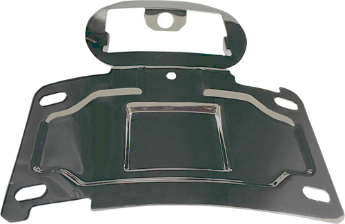 Open Box CUSTOM DYNAMICS CD-TLLP-KIT-C License Plate Mount/Relocation - Chrome