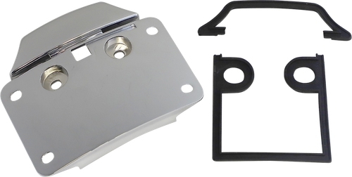 Open Box CUSTOM DYNAMICS CD-CVO-MOUNT-C License Plate Mount - Chrome