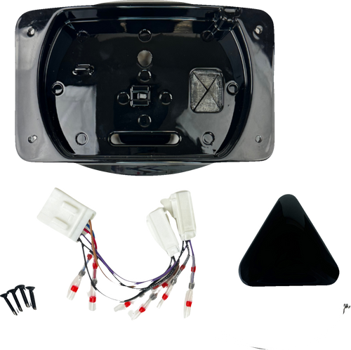Open Box CUSTOM DYNAMICS CD-ELIM-TL-B Taillight Eliminator/License Plate Mount - Black