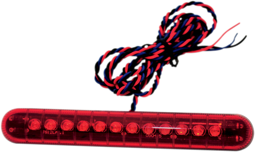 Open Box CUSTOM DYNAMICS LB03 Dual Intensity LED Light Bar - Non-Sequential with Flashing Brake - Red - Non-Sequential with Flashing Brake Red