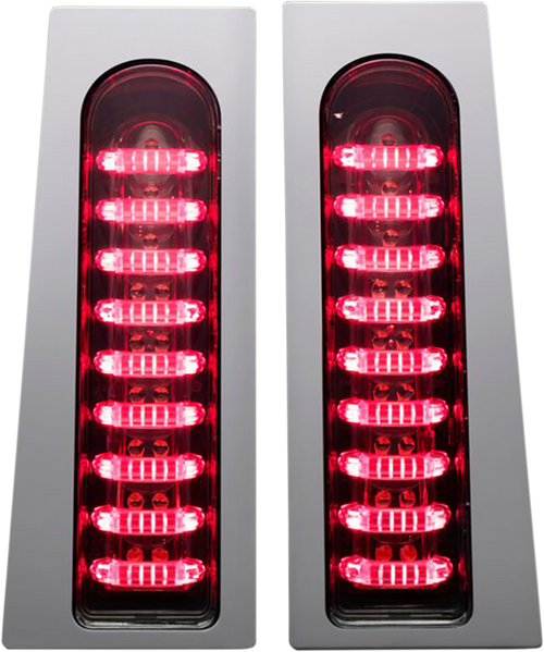 Open Box CUSTOM DYNAMICS PB-FILL-S-C ProBEAM® Fillerz® Lights - Smoke - Chrome - Smoke Chrome
