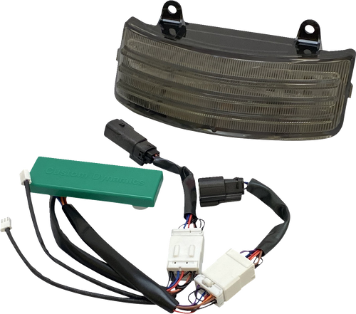 Open Box CUSTOM DYNAMICS PB-TRI-2-SMOKE Tribar Taillight - '10-'13 - Smoke - '10-'13 Smoke