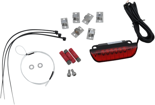 Open Box CUSTOM DYNAMICS CD-LR-06-R Luggage Rack Light Bar - Red
