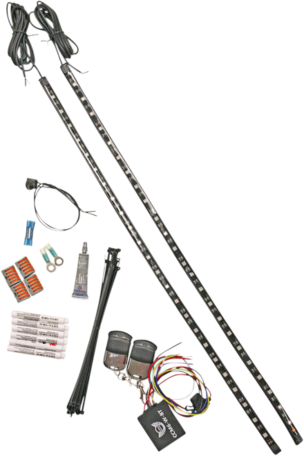Open Box CUSTOM DYNAMICS MWZ-OR-SNOW-01 Snowmobile LED Running Board Kit