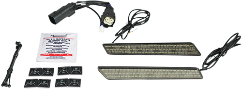 Open Box CUSTOM DYNAMICS CD-LATCH-BCM-S Saddlebag Latch Lights - Smoke