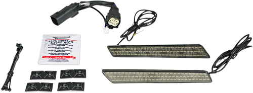 Open Box CUSTOM DYNAMICS CD-LATCH-SS6-S Saddlebag Latch Lights - SS6 - Smoke - SS6 Smoke
