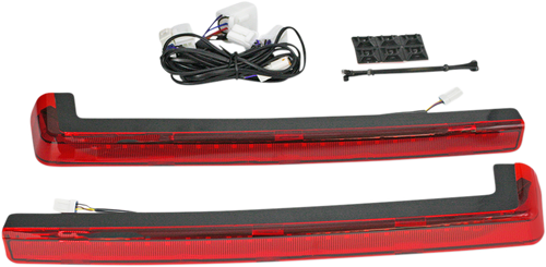 Open Box CUSTOM DYNAMICS PB-TP-ARM-TPCR LED Run/Brake/Turn Tour-Pak® Arms - Red Lens - '06-'13 - Red Lens '06-'13
