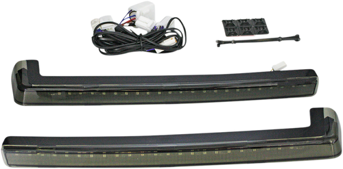 Open Box CUSTOM DYNAMICS PB-TP-ARM-TPCS LED Run/Brake/Turn Tour-Pak® Arms - Smoke Lens - '06-'13 - Smoke Lens '06-'13